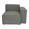 Flash Furniture Bridgetown Luxury Modular Sectional Sofa, Right Side w/Arm Rest, Dark Gray IS-IT2231-RC-DKGRY-GG - alternate 6